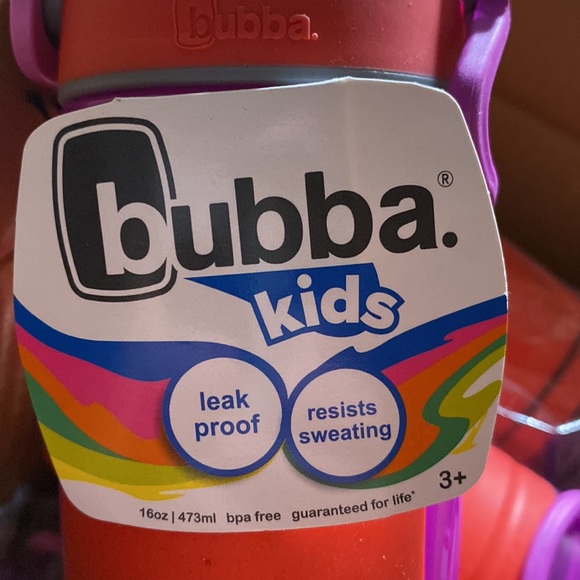 2 Bubba FLO Refresh Kids Cup Leak Proof Coral Reef 16oz New - Picture 7 of 8